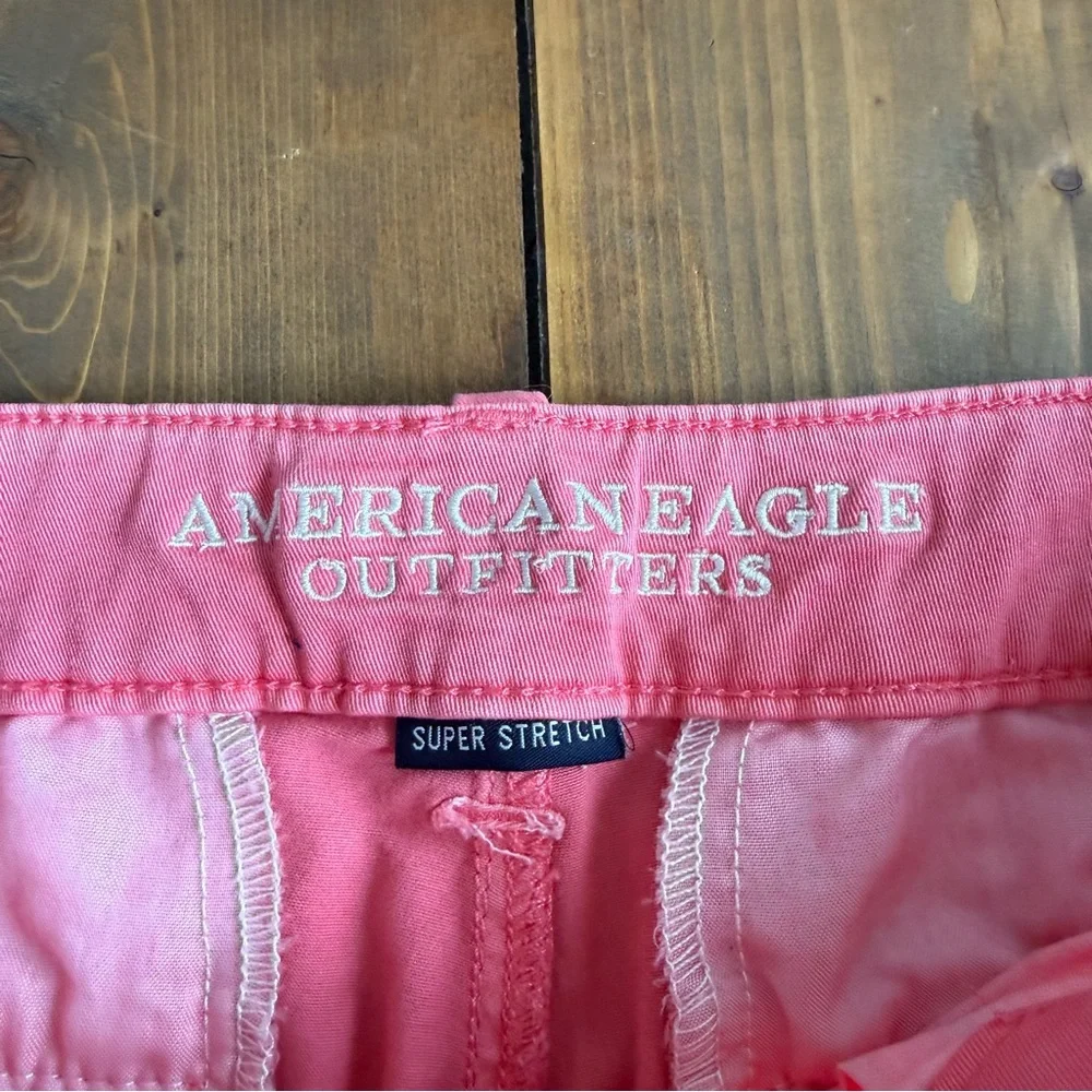 American Eagle Outfitters Pink Denim Shorts